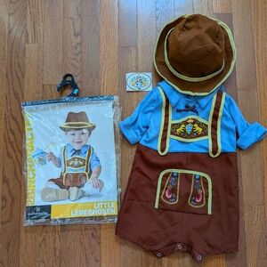 Little Lederhosen German Oktoberfest Baby Infant Costume 6-12 Months